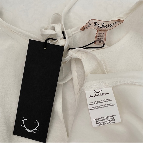 For love & lemons white ruffle dress - Picture 4 of 10